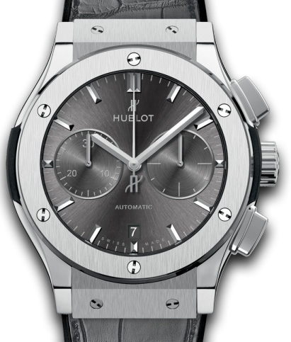 Hublot Classic Fusion 42 mm Racing Gray Titanium Chronograph 541.NX.7070.LR watches for sale